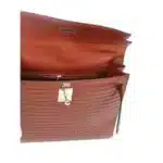 Hermès 2003 Kelly 32 Sellier Wine Red Calf Palladium Hardware handbag dupes