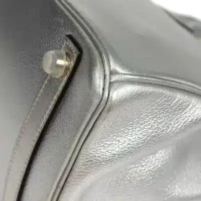 Hermès Limited Edition Birkin 30 Metallic Silver Chevre Palladium Hardware