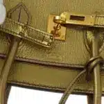 Hermès 2004 Birkin 25 Gold Chevre Brushed Gold Hardware