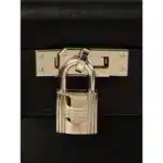 Hermès 2006 Kelly 25 Black and Orange Togo Palladium Hardware