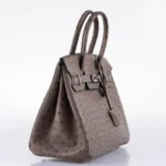 Hermès 2011 Birkin 30 Gris Tourterelle Ostrich Palladium Hardware