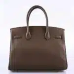 Hermès 2020 Birkin 30 Verso Taupe and Blue Agate Clemence Palladium Hardware Lushentic replica handbags