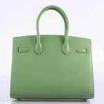 Hermès 2020 Birkin 30 Vert Criquet Madame Grain Gold Hardware