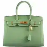 Hermès 2020 Birkin 30 Vert Criquet Madame Grain Gold Hardware