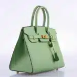 Hermès 2020 Birkin 30 Vert Criquet Madame Grain Gold Hardware