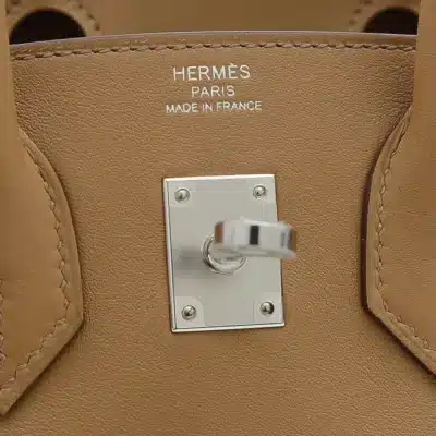 Hermès Birkin 25 Biscuit Swift logo1