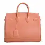 Hermès Rare Collectible Shadow Birkin 25 Brown Vaux Swift