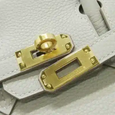 Hermès Birkin 25 Grey Togo Brushed Gold Hardware