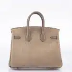 Hermès Limited Edition Birkin 25 Gris Caillou & Etoupe Swift Grizzly Palladium Hardware Affordable