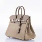 Hermès Limited Edition Birkin 25 Gris Caillou & Etoupe Swift Grizzly Palladium Hardware Affordable