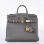 Hermès Birkin 25 Gris Meyer Togo Gold Hardware