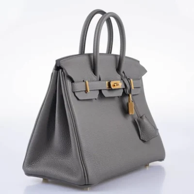 Hermès Birkin 25 Gris Meyer Togo Gold Hardware