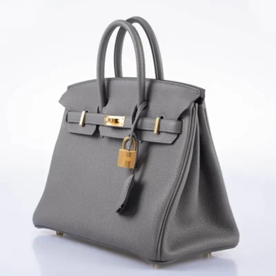 Hermès Birkin 25 Gris Meyer Togo Gold Hardware