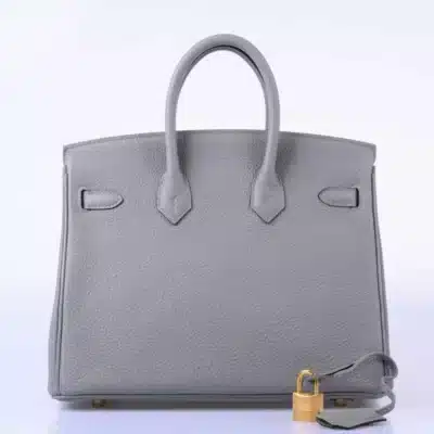 Hermès Birkin 25 Gris Mouette Togo Gold Hardware