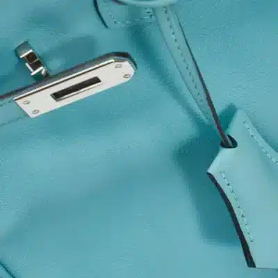 Hermès Birkin 25 Light Blue Swift Palladium Hardware