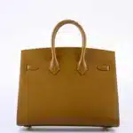 Hermès Birkin 25 Sellier Bronze Dore Madame Grain Gold Hardware