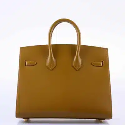 Hermès Birkin 25 Sellier Bronze Dore Madame Grain Gold Hardware