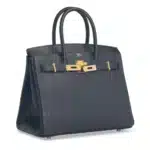 Hermès Birkin 30 Black Ostrich Gold Hardware