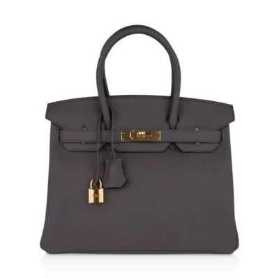 Hermès Birkin 30 Etain Grey Coveted Togo Gold Hardware