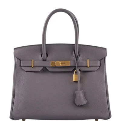 Hermès Birkin 30 Etain Togo Gold Hardware