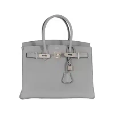 Hermès Birkin 30 Gris Mouette Togo Palladium Hardware