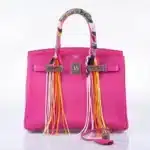 Hermès Birkin 30 Rose Tyrien Chevre Palladium Hardware Lushentic Bags