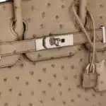 Hermès Birkin 30 Gris Ostrich Palladium Hardware