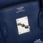 Hermès Birkin 35 Blue Saphire Taurillon Novillo Palladium Hardware Luxury replica handbags