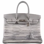 Hermès Birkin 35 Grey And Gris Perle Box Calf & Vibrato Palladium Hardware