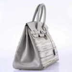 Hermès Birkin 35 Grey And Gris Perle Box Calf & Vibrato Palladium Hardware