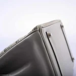 Hermès Birkin 35 Grey And Gris Perle Box Calf & Vibrato Palladium Hardware