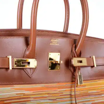 Hermès Birkin 35 Noisette Vibrato logo1