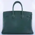 Hermès Birkin 35 Vert Fonce Ardenne Palladium Hardware Replica designer handbags