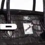 Hermès Birkin 40 Black Matte Crocodile Porosus Palladium Hardware