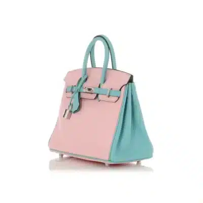 Hermès HSS Birkin 25 Rose Sakura and Bleu Etoile Swift Palladium Hardware