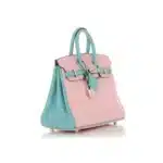 Hermès HSS Birkin 25 Rose Sakura and Bleu Etoile Swift Palladium Hardware