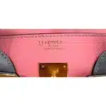 Hermès HSS Birkin 30 Pink/Rose Confetti/Blue Glacier Togo Gold Hardware