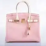 Hermès HSS Rare Collectible Birkin 30 Rose Sakura and Craie Clemence Rose Gold Hardware