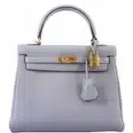 Hermès Kelly 25 Retourne Blue Glacier Togo Gold Luxury bag lookalikes