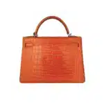 Hermès Kelly 25 Retourné Gold Matte Alligator Mississippiensis Palladium Hardware