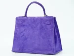 Hermès HSS Kelly 28 Purple Velvet Gold Hardware