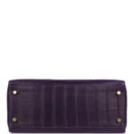 Hermès Kelly 28 Retourne Amethyst Matte Alligator Mississippiensis Gold Hardware