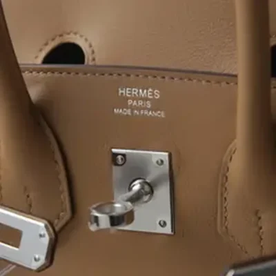 Hermès Limited Edition 2021 Birkin 25 Biscuit Swift Palladium Hardware