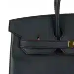 Hermès Limited Edition Birkin 35 Navy and Rouge Contour Epsom Gold Hardware