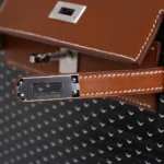 Hermès Limited Edition Kellywood 22 Wood Aluminum & Barenia Palladium Hardware Luxury bag