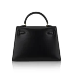 Hermès Micro Kelly 15 Sellier Black Box Calfskin Gold Hardware