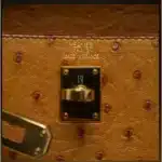 Hermès Mini Kelly 20 Cognac Ostrich Gold Hardware