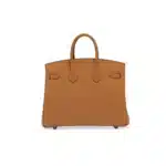 Hermès Rare Collectible Birkin 25 Biscuit Swift In & Out Palladium Hardware