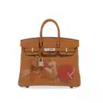 Hermès Rare Collectible Birkin 25 Biscuit Swift In & Out Palladium Hardware