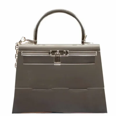 Hermès Vintage Limited Edition 1990 Mini Kelly Sterling Silver Palladium Hardware